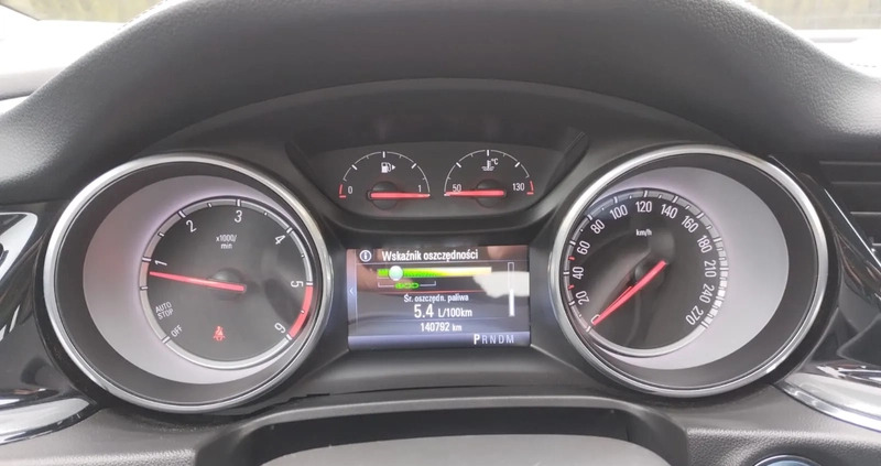 Opel Insignia cena 59500 przebieg: 140792, rok produkcji 2018 z Radzionków małe 106